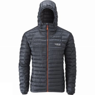Rab Mens Nimbus Jacket Ebony/Zinc Rab Mens Nimbus Jacket Ebony/Zinc